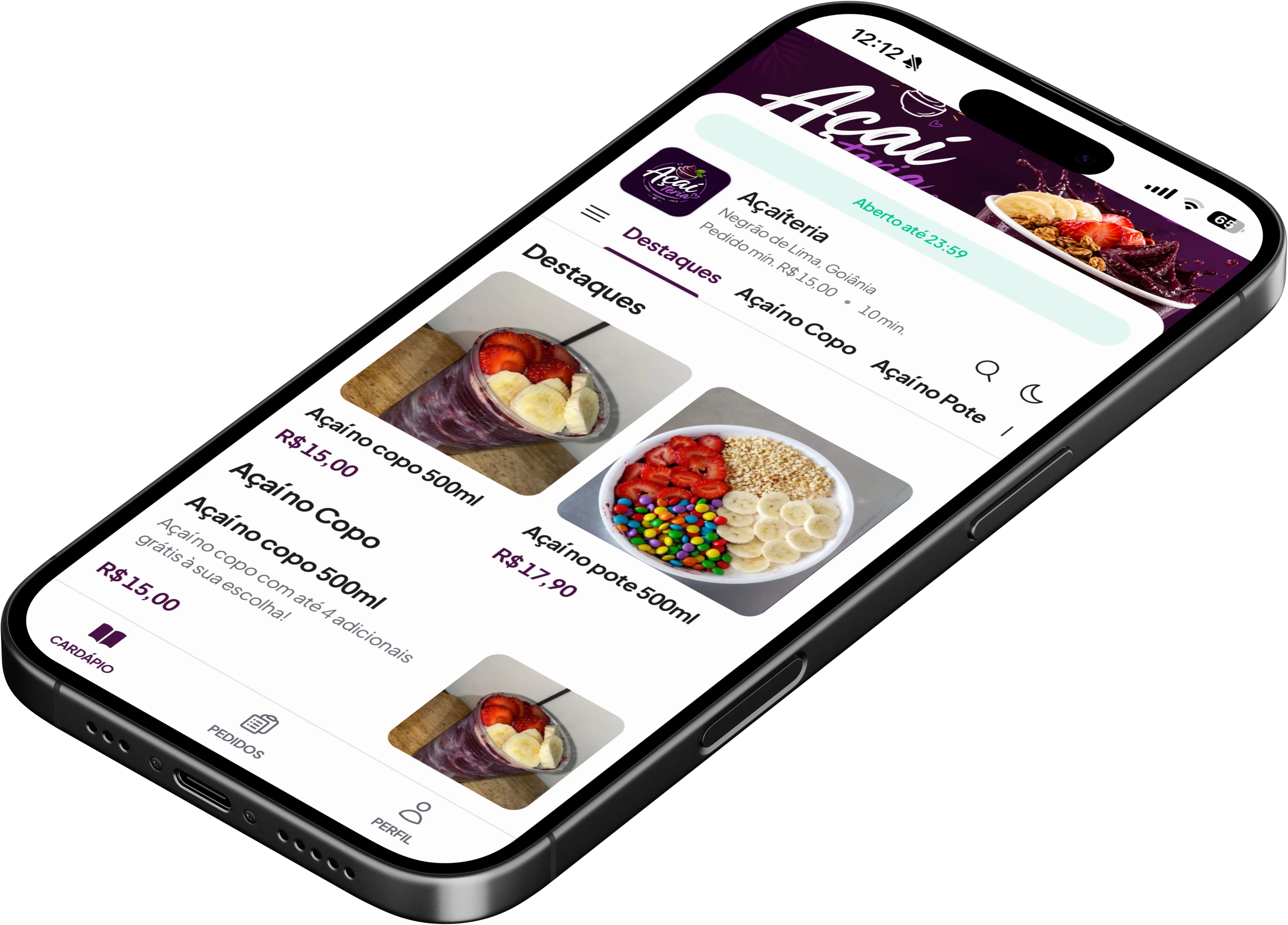 Etapa 03: Cliente pede direto pelo celular, sem instalar nada