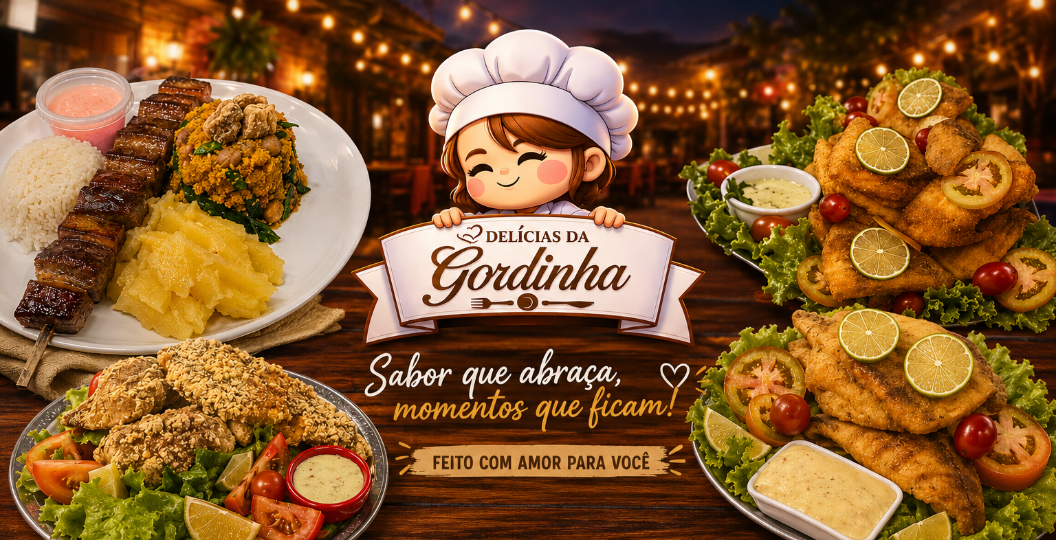 Logo Delícias da Gordinha